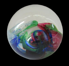 Load image into Gallery viewer, 1990s Scottish Selkirk Glass Paperweight Original Sticker
