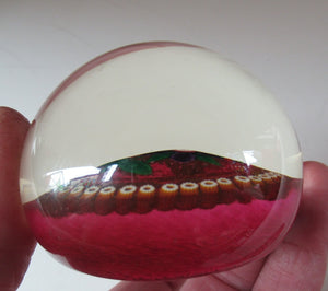 1980s Early Selkirk Glass Scottish Lampwork Paperweight Peter Holmes