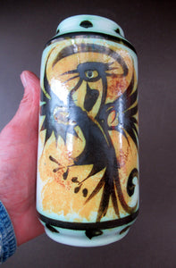 1960s Celtic Pottery Cornwall Newlyn Phoenix Vase