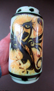 1960s Celtic Pottery Cornwall Newlyn Phoenix Vase
