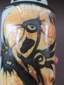 1960s Celtic Pottery Cornwall Newlyn Phoenix Vase