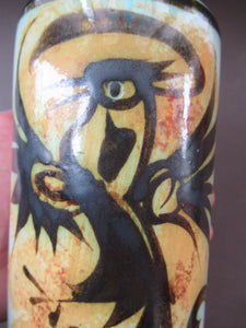 1960s Celtic Pottery Cornwall Newlyn Phoenix Vase