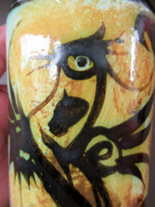 1960s Celtic Pottery Cornwall Newlyn Phoenix Vase