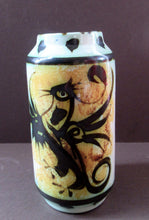 Load image into Gallery viewer, 1960s Celtic Pottery Cornwall Newlyn Phoenix Vase
