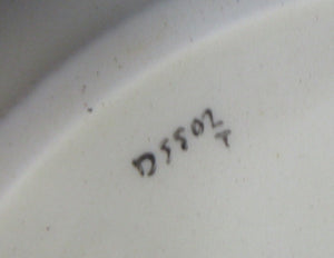 Art Deco 1930s Royal Doulton Orange Red Tango Pattern Soup Bowls or Dishes