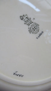 Royal Doulton 1930s Orange Tango Dessert Plates 9 1/2 inches