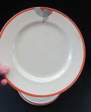 Load image into Gallery viewer, Royal Doulton 1930s Orange Tango Dessert Plates 9 1/2 inches
