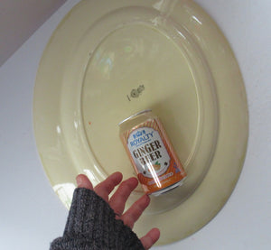 Massive Royal Doulton Orange Tango 1930s Art Deco Serving Platter