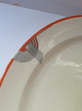 Load image into Gallery viewer, Massive Royal Doulton Orange Tango 1930s Art Deco Serving Platter
