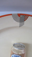 Load image into Gallery viewer, Massive Royal Doulton Orange Tango 1930s Art Deco Serving Platter
