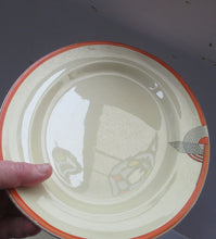 Load image into Gallery viewer, Large Royal Doulton Orange Tango 1930s Art Deco Serving Platter
