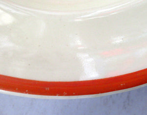 Large Royal Doulton Orange Tango 1930s Art Deco Serving Platter