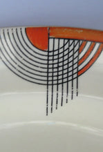 Load image into Gallery viewer, Large Royal Doulton Orange Tango 1930s Art Deco Serving Platter
