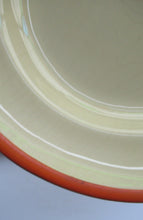 Load image into Gallery viewer, Smaller Royal Doulton Orange 1930s Art Deco Tango Pattern Serving Platter
