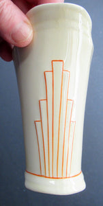 Royal Doulton Orange Tango 1930s Art Deco Milk Jug or Creamer
