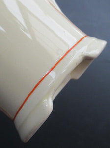 Royal Doulton Orange Tango 1930s Art Deco Milk Jug or Creamer
