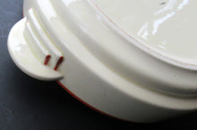 Load image into Gallery viewer, 1930s Art Deco Royal Doulton Orange Tango Open Serving Bowl
