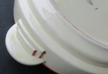 Load image into Gallery viewer, 1930s Art Deco Royal Doulton Orange Tango Open Serving Bowl
