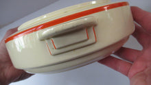 Load image into Gallery viewer, 1930s Art Deco Royal Doulton Orange Tango Open Serving Bowl
