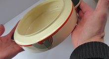 Load image into Gallery viewer, 1930s Art Deco Royal Doulton Orange Tango Open Serving Bowl
