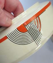 Load image into Gallery viewer, 1930s Art Deco Royal Doulton Orange Tango Open Serving Bowl
