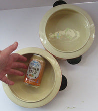 Load image into Gallery viewer, 1930s Art Deco Royal Doulton Orange Tango Open Serving Bowl
