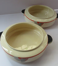 Load image into Gallery viewer, 1930s Art Deco Royal Doulton Orange Tango Open Serving Bowl
