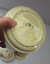 Load image into Gallery viewer, 1930s Royal Doulton Art Deco Miniature Lidded Serving Dish Orange Tango

