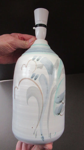 1970s Scottish Studio Pottery Table Lamp by Barbara Davidson