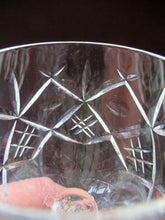 Load image into Gallery viewer, Set of six Matching Vintage Lead Crystal Wine Glasses. Good quality and perfect
