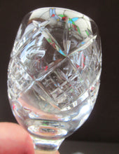 Load image into Gallery viewer, Set of six Matching Vintage Lead Crystal Wine Glasses. Good quality and perfect
