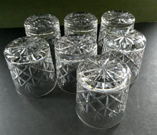 Load image into Gallery viewer, Set of 1960s Glenshee Edinburgh Crystal Whisky Tumblers or Glasses
