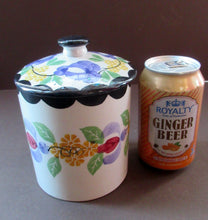 Load image into Gallery viewer, Robert Heron Kirkcaldy Methven Lidded Storage Jar Canister Antique Scottish Pottery
