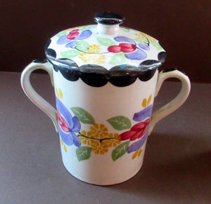 Robert Heron Kirkcaldy Methven Antique Scottish Pottery Lidded Storage Jar Handles