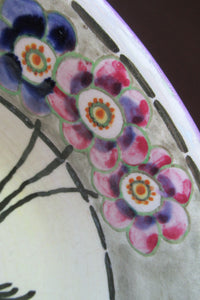 Mak Merry Bowl with Floral Art Nouveau Pattern Dated 1927
