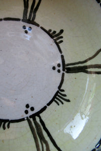 Mak Merry Bowl with Floral Art Nouveau Pattern Dated 1927