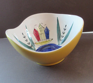 Swedish Mid Century Ceramics Stavangerflint Inger Waage Large Bowl