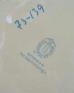 Swedish Mid Century Ceramics Stavangerflint Inger Waage Large Bowl