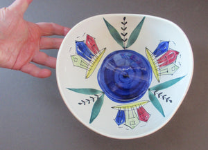 Swedish Mid Century Ceramics Stavangerflint Inger Waage Large Bowl