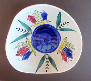 Swedish Mid Century Ceramics Stavangerflint Inger Waage Large Bowl