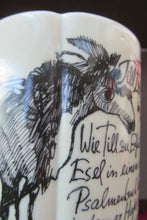 Load image into Gallery viewer, Bjorn Wiinblad Coffee Mug Rosenthal Eulenspiegel and the Donkey
