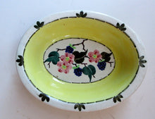 Load image into Gallery viewer, 1920s Scottish Pottery Mak Merry Oval Dish Brambles
