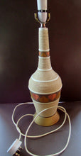 Load image into Gallery viewer, Vintage 1950s 1960s Quartite Creative Corp Style Chalkware Table Lamp
