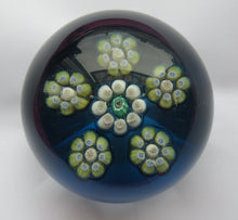Load image into Gallery viewer, 1970s Perthshire Paperweight Kingfisher / Green Base PP10
