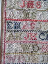 Load image into Gallery viewer, Early Victorian Scottish Sampler Framed Dated 1848
