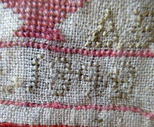 Load image into Gallery viewer, Early Victorian Scottish Sampler Framed Dated 1848
