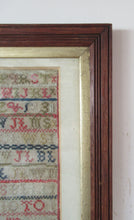 Load image into Gallery viewer, Early Victorian Scottish Sampler Framed Dated 1848
