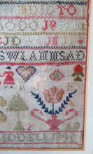 Load image into Gallery viewer, Early Victorian Scottish Sampler Framed Dated 1848
