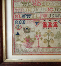 Load image into Gallery viewer, Early Victorian Scottish Sampler Framed Dated 1848
