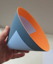 Load image into Gallery viewer, Sara Moorhouse Art Pottery Bowl 2019 Geometric Eclipse  Pattern
